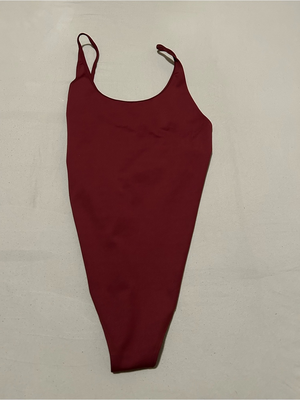 Free People Burgundy Scoop-Back One-Piece Swim